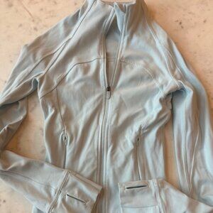 Lululemon Define Jacket - light blue size 0 (like new)